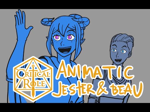 Critical Role Animatic: Jester & Beau on Talks Machina ft. Cabbage Man
