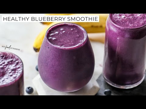 Healthy Blueberry Smoothie Recipe
