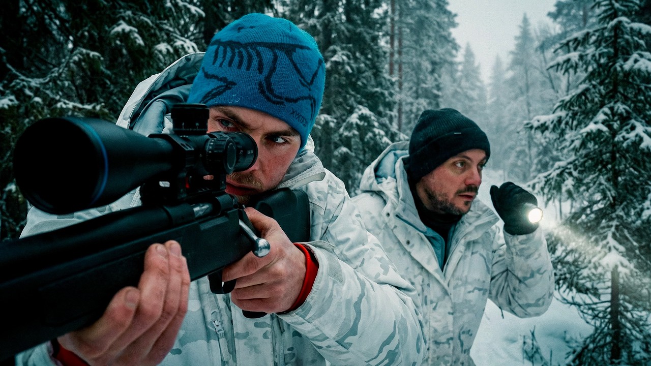 Das erste mal Jagen bei -30 Grad am Polarkreis