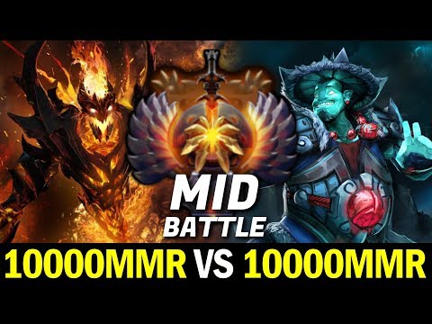 10K MMR EPIC Midlane Battle — ARMEL vs MIKOTO Dota 2