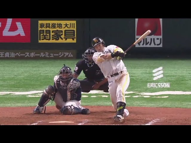 【6回裏】とどめを刺すのはこの男!! ホークス・松田宣の27号3ラン!! 2018/9/8 H-Bs