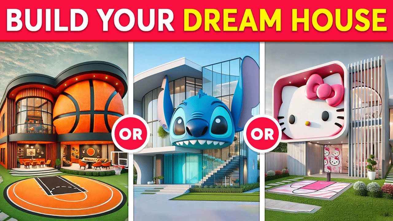 Would You Rather - Build Your Fantasy House 🏠🎢✨🛋️ Quiz Galaxy