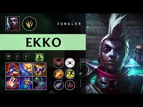 Ekko Jungle vs Taliyah - KR Grandmaster Patch 26.01