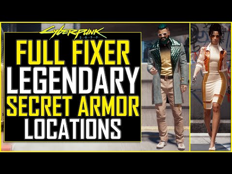 Cyberpunk 2077 How to get FULL Secret FIXER Armor / Clothing Set - All Legendary FIXER Locations