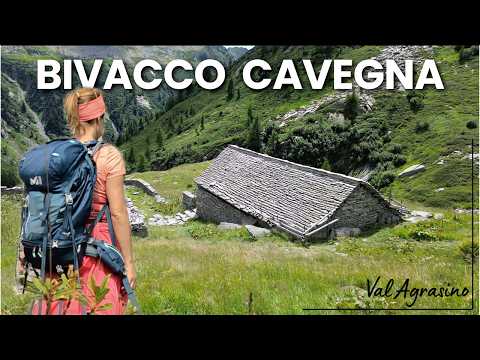 CAVEGNA BIVOUAC. IN THE ISOLATED AGRASINO VALLEY