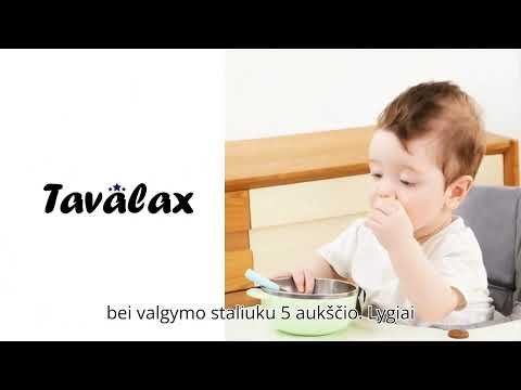 Tavalax kūdikių vaikštynė su supimo funkcija ir 5 aukščio lygiais – 4-in-1 sprendimas augančiam vaikui video