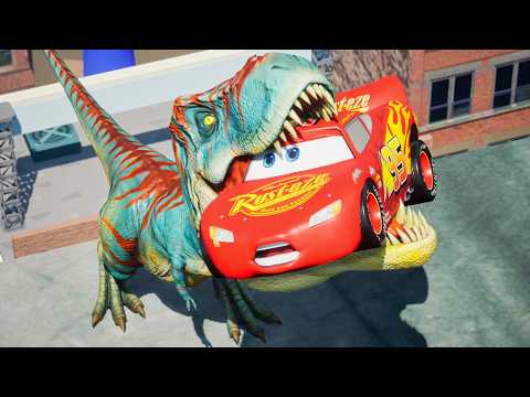 Epic Escape From Dinosaur Amazing Maze from Lightning Mcqueen #33