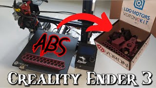How to print ABS on the Ender 3, an open frame 3D Printer