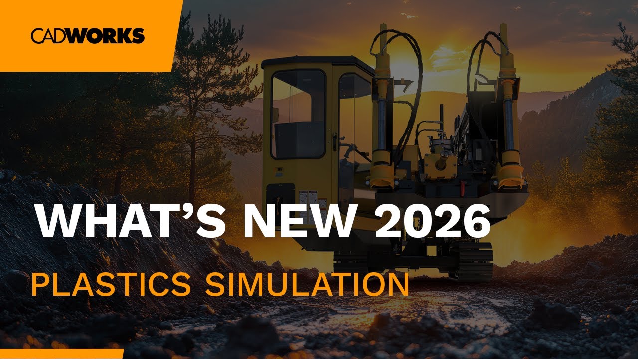 SOLIDWORKS 2026 Uudet ominaisuudet | Osa 13: Plastics Simulation - Video thumbnail