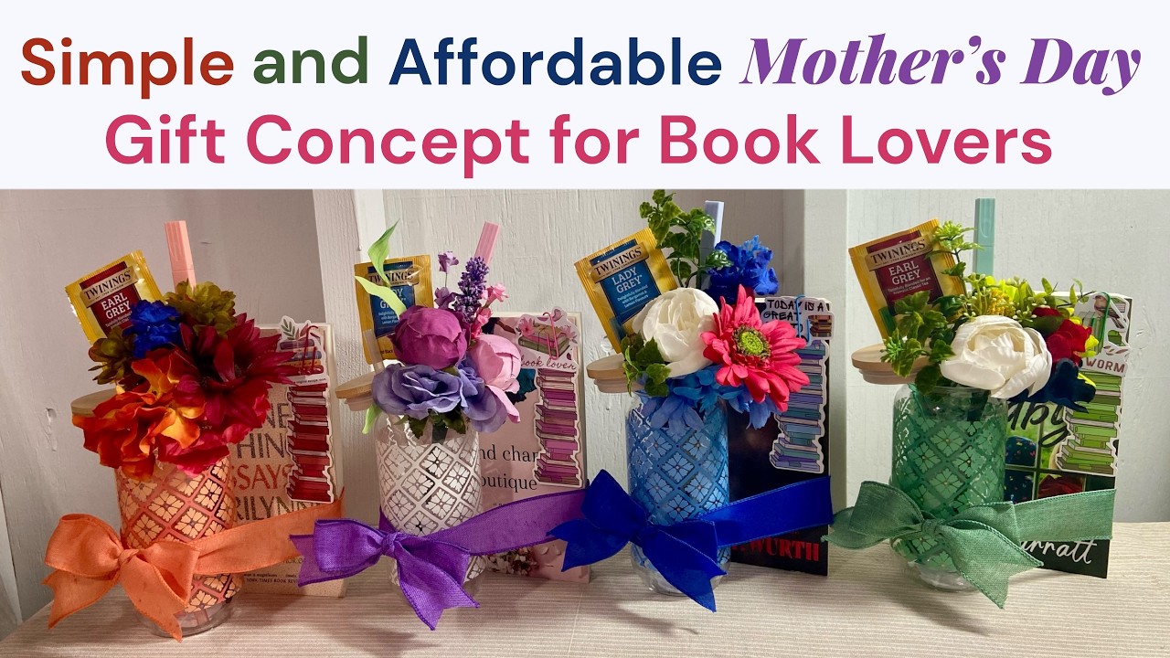 Simple and Affordable Mother's Day Gift Concept for Book Lovers