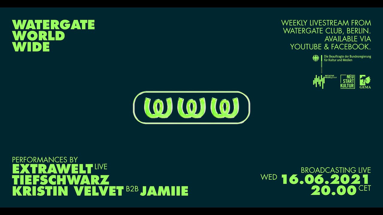 Extrawelt, Tiefschwarz, Kristin Velvet B2B JAMIIE - Live @ WatergateWorldWide #20 2021