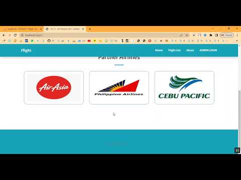 Flight Booking System in PHP Application Projects