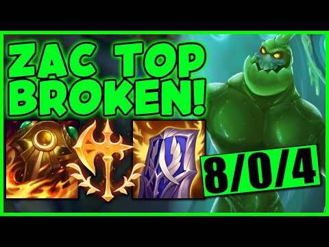 HOW YOU CAN CARRY WITH ZAC TOP LANE EASILY - League of Legends