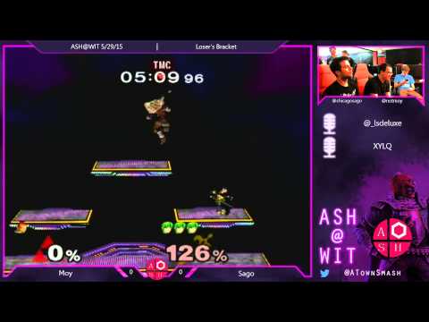 Melee Loser's Bracket ASH@WIT 5/29/15 - Moy (Ganon) vs Sago (Marth)