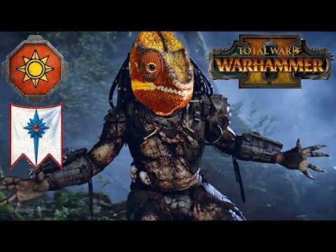 CHAMELOEN STALKER PREDATORS  - High Elves vs Lizardmen | Total War Warhammer 2