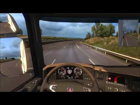 Euro Truck Simulator 2: Transporting some Gravel from Rennes to Bourges Vive La France