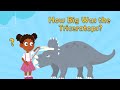 How Big Was the Triceratops? | Triceratops Facts | Dinosaur Facts | Dinosaur Facts for Kids