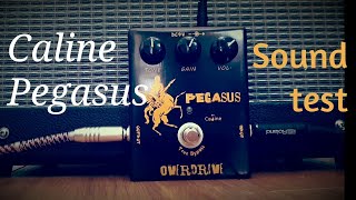 Video thumbnail for Caline CP-43 Pegasus overdrive guitar pedal sound demo - no talking just riffs! by Gary Shaw
