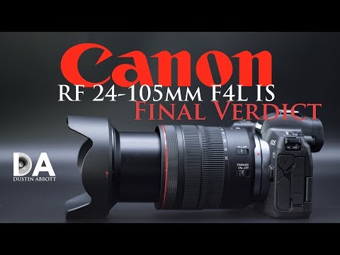 External Review Video wS0cb5w2i6o for Canon RF 24-105mm F4 L IS USM Full-Frame Lens (2018)