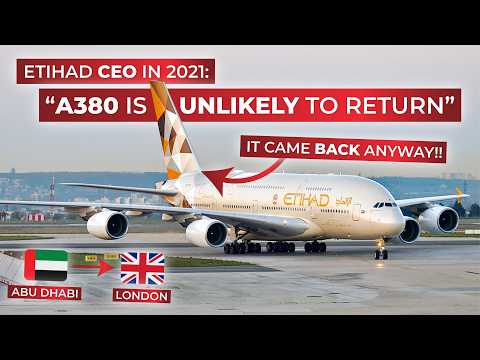 Still as great?? | ETIHAD Airbus A380 ECONOMY from Abu Dhabi to London! | BRUTALLY HONEST