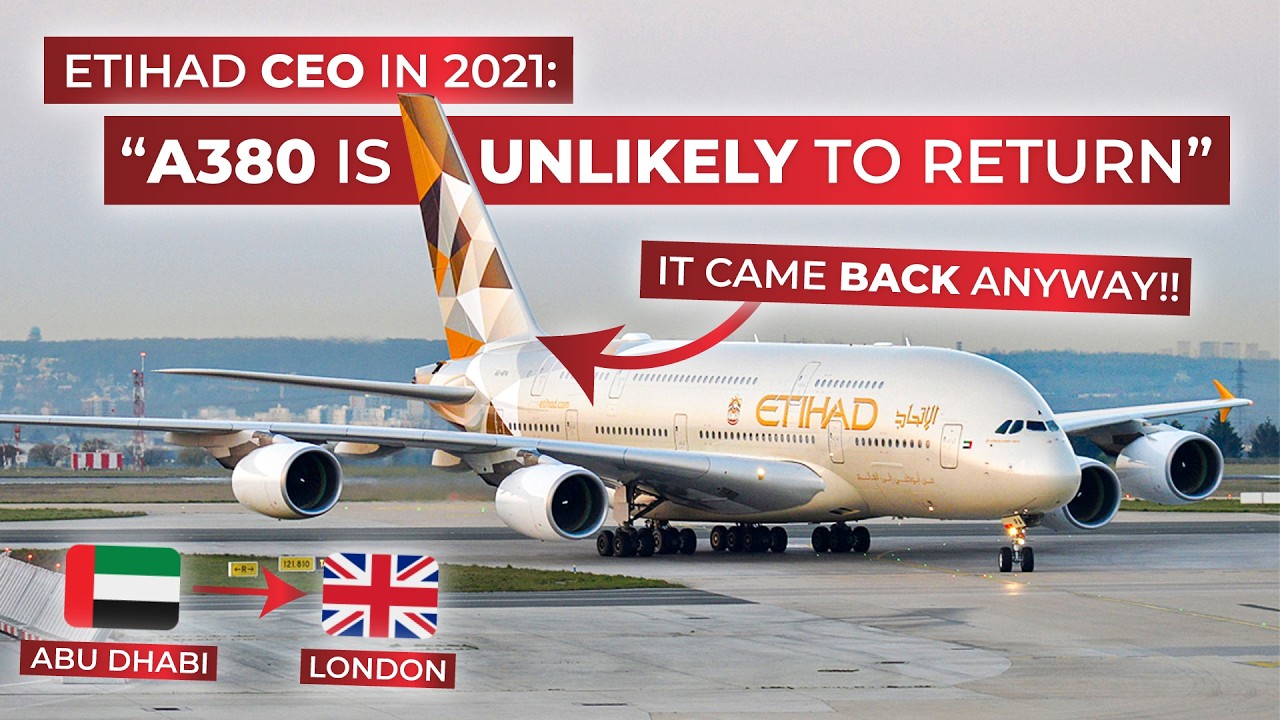 Still as great?? | ETIHAD Airbus A380 ECONOMY from Abu Dhabi to London! | BRUTALLY HONEST