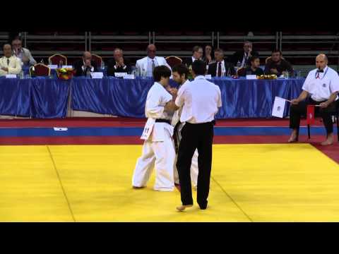 TakaHashi Genki (Japan) v Dmitry Starodubtsev (Russia) Men's -60kg Kyokushin Knockdown FINAL