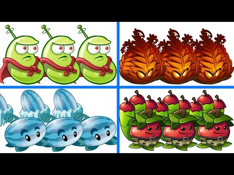 PvZ 2 4 Super Team Plants Vs Team Zombies Part 85 - Team So OP !!!