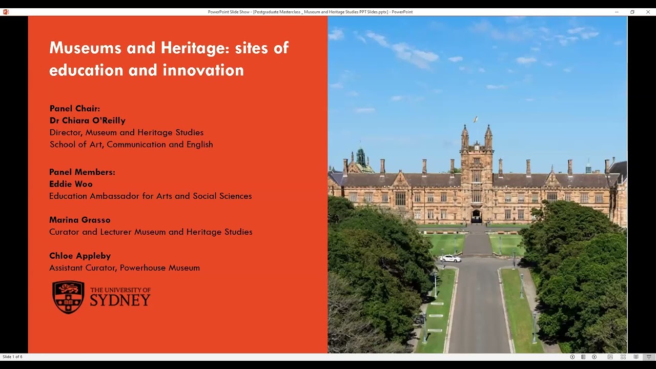 Museums and Heritage: sites of education and innovation