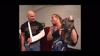 Stone Cold Steve Austin Has A Bad Arm Im The World Champ WWE Raw 8-27-2001