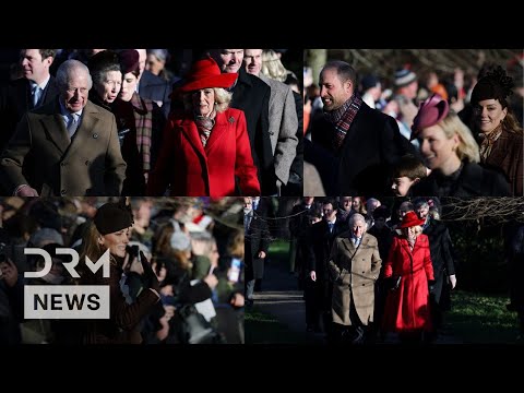 UNSEEN MOMENTS: William, Catherine, and Louis Attend Royal Christmas Service at Sandringham | AC1B