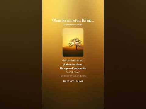 Ölüm bir nimettir, Birinci mektup ; Yapay zeka yorumu ile