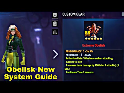 Obelisk New System Guide 2022 And important Tips - Marvel Future Fight
