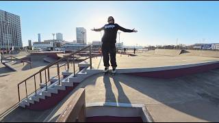 SKATING THE TOKYO OLYMPICS SKATEPARK WITH PRO SKATERS