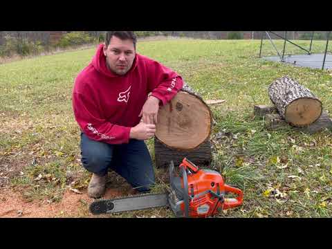 Husqvarna 592XP first cuts