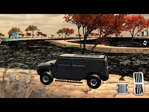 Offroad Hummer Uphill Jeep Driver Fun,Android Gameplay.