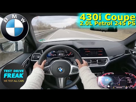 Thumbnail for 2023 BMW 430i Coupe 245 PS TOP SPEED AUTOBAHN DRIVE POV by Coupe, BMW