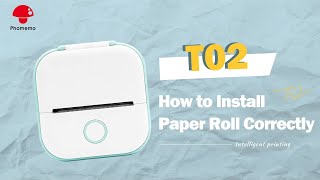 T02 How to Install Paper Roll Correctly