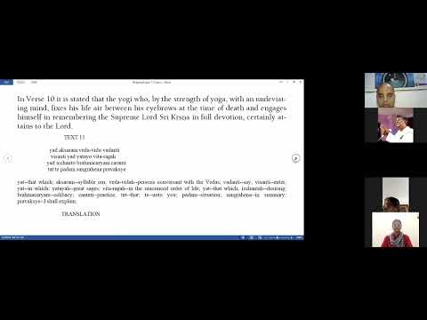 Session 5 - Bhagavad Gita Module 2 - HG Ananta Gopa Pr : Bhakti Shastri : Gachibowli Satsang Group