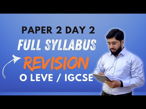 FULL SYLLABUS REVISION & PAST PAPER |O LEVEL / IGCSE  | By Mym