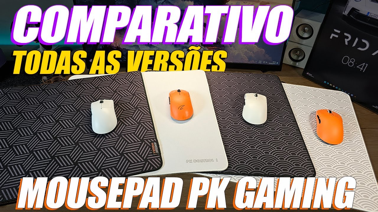 MOUSEPAD PK Speed / PK Control 1 / PK Control 2 - Comparativo de todas as versões!