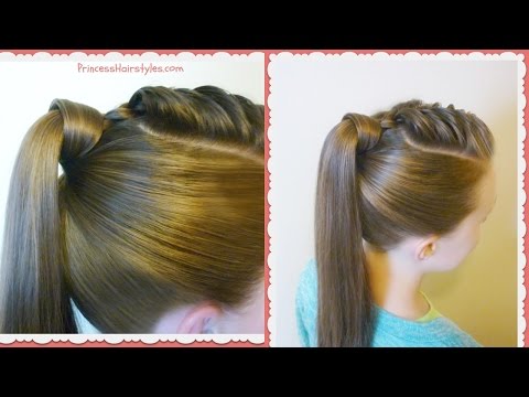The Best Hair Wrapped Ponytail, Easy Hairstyle Tutorial
