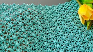🌟Crochet 2-Row Wonderful Pattern‼️Blouse and Shawl Tutorial for Beginners