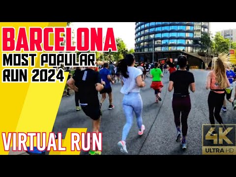 Virtual Run | Barcelona | La Cursa Corte Ingles | Treadmill Workout #061