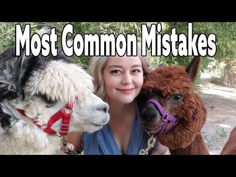 Most Common Mistakes Made By New Alpaca Owners