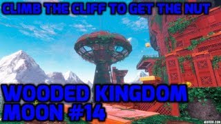 Super Mario Odyssey - Wooded Kingdom Moon #14 - Climb the Cliff to Get the Nut