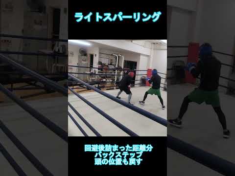 当たる距離で避ける練習 #ボクシングテクニック #ボクシング #boxing #スパーリング #ボディワーク #ライトスパーリング #ディフェンス