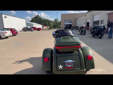 2022 Harley-Davidson Tri Glide Ultra (G.I. Enthusiast Collection) in Ames, Iowa - Video 1