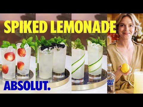 Elyse’s Vodka Lemonade Stand! | Absolut Drinks With Elyse