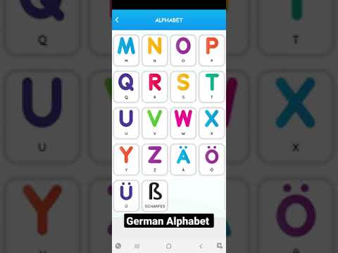 Learn German for beginners (German Alphabet)