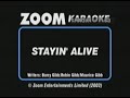 Stayin Alive Karaoke Bee Gees